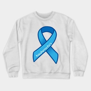 Hashimoto's Thyroiditis Awareness Ribbon Crewneck Sweatshirt